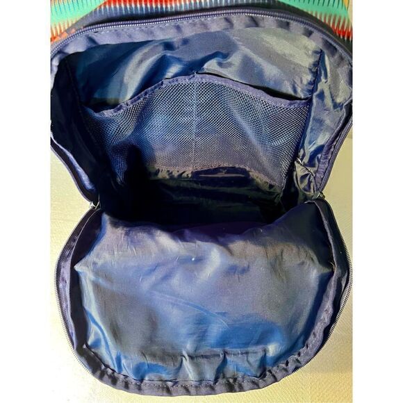 Roxy Bohemian Aztec Print Colorful Multi-Pocket Laptop Compartment Back - Picture 12 of 16